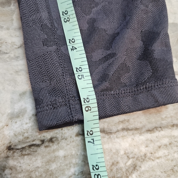 Danskin XL Camo Print Leggings | Dark Grey Stretch Activewear - Picture 6 of 8